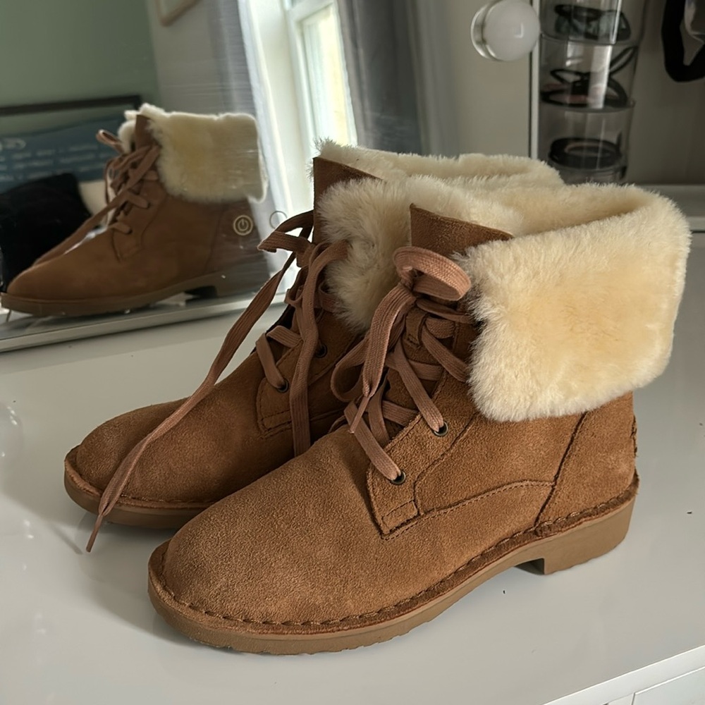 Ugg tie boots